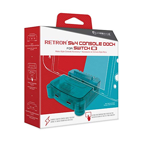 Hyperkin: RetroN S64 Console Dock for Nintendo Switch (Turquoise)