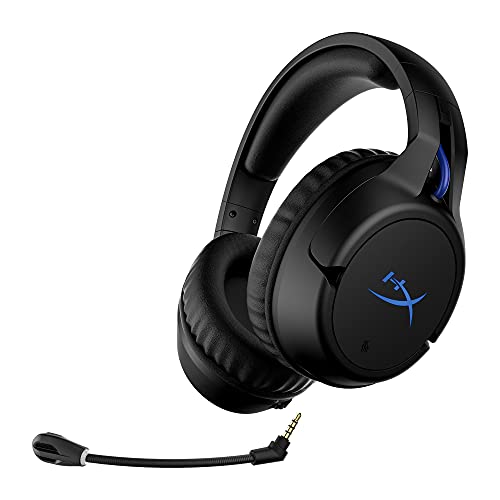 HyperX Cloud Flight: Auriculares inalámbricos para Jugadores de PS5 y PS4, hasta 30 Horas de batería, micrófono con cancelación de Ruido con silenciamiento del micrófono LED, Negro