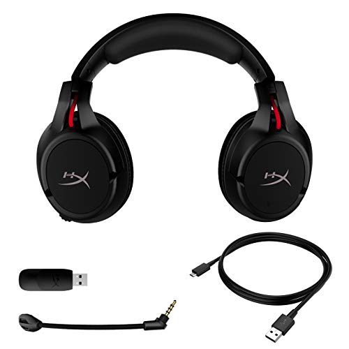 HyperX Cloud Flight Binaural Diadema Negro - Auriculares con micrófono (Consola de juegos, Binaural, Diadema, Negro, PC, PS4, PS4 Pro, Inalámbrico y alámbrico)