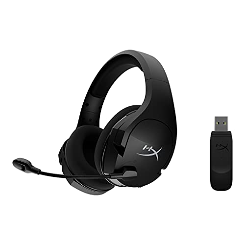 HyperX Cloud Stinger Core - Auriculares inalámbricos para Juegos, Auriculares para pc, 7.1 Sonido Envolvente, Micrófono con cancelación de Ruido, Ligero