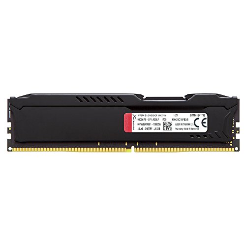HyperX FURY - Memoria RAM de 8 GB (DDR4, 2666 MHz, CL16, DIMM XMP, HX426C16FB2/8) color negro