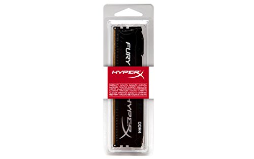 HyperX FURY - Memoria RAM de 8 GB (DDR4, 2666 MHz, CL16, DIMM XMP, HX426C16FB2/8) color negro