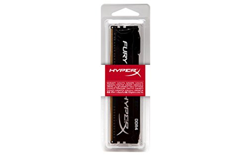 HyperX FURY - Memoria RAM de 8 GB (DDR4, 2666 MHz, CL16, DIMM XMP, HX426C16FB2/8) color negro