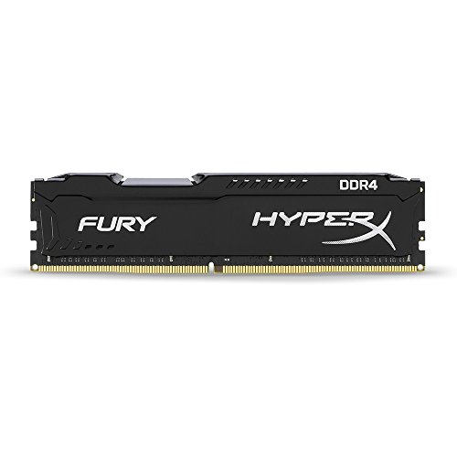 HyperX FURY - Memoria RAM de 8 GB (DDR4, 2666 MHz, CL16, DIMM XMP, HX426C16FB2/8) color negro