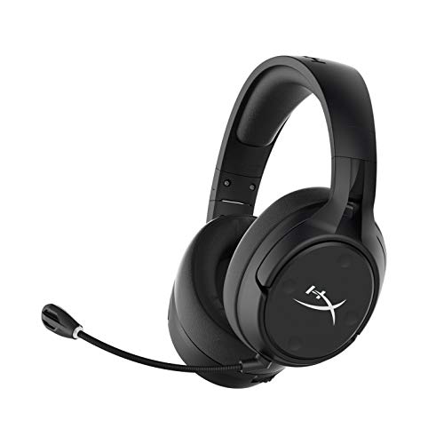 HyperX HX-HSCFS-SG/WW Cloud Flight S - Batería de Larga Duración con Carga Inalámbrica Qi, Cascos de Gaming Inalámbricos, Negro