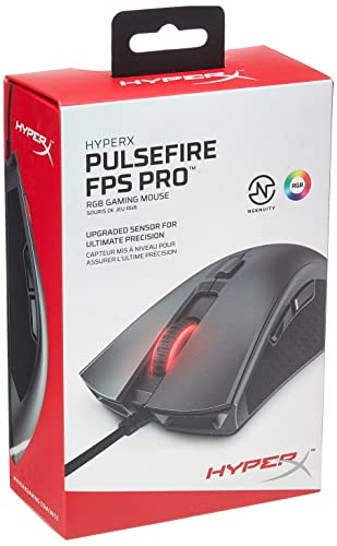 HyperX HX-MC003B Pulsefire FPS Pro - Ratón de Gaming RGB, negro