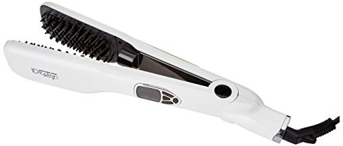 ID Italian Design | Cepillo Alisador Steam Brush Pro 2.0 de Color Blanco - 80W
