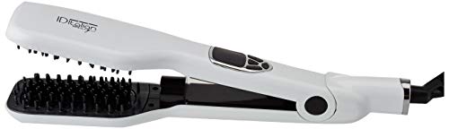 ID Italian Design | Cepillo Alisador Steam Brush Pro 2.0 de Color Blanco - 80W