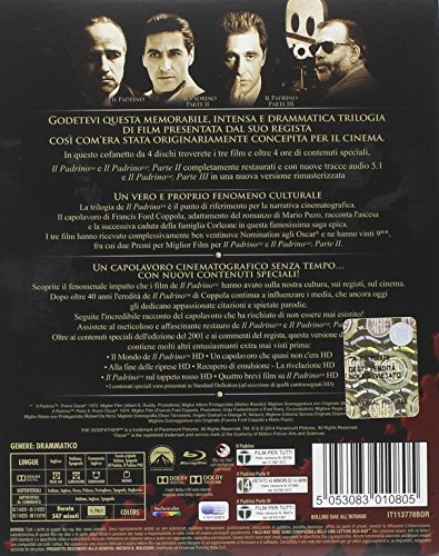 Il Padrino - La trilogia [Italia] [Blu-ray]