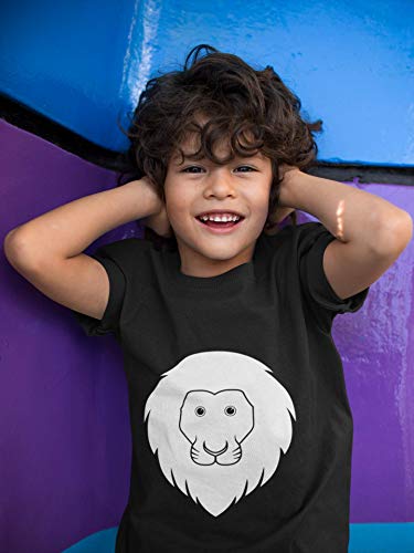 Illuminated Apparel Camiseta con diseño Interactivo con luz Que Brilla en la Oscuridad (León, 7-8 Años)…