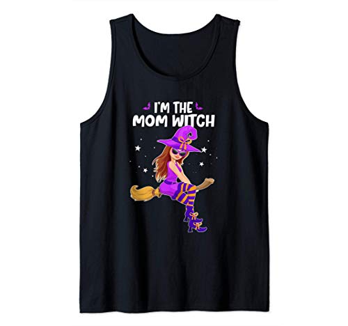 I'm the Mom Witch Funny Halloween Matching Group Costume Camiseta sin Mangas