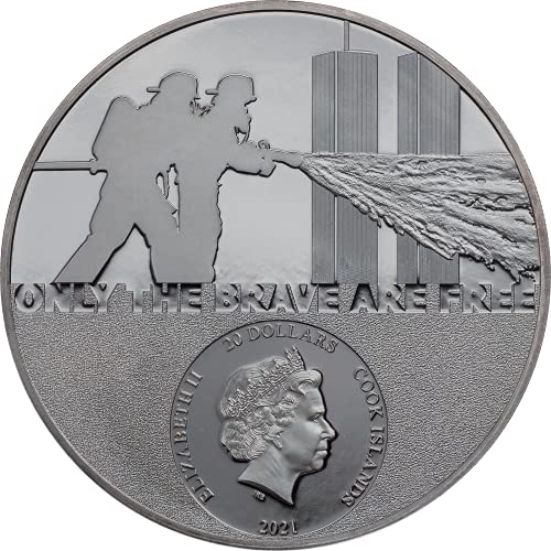 IMPACTO COLECCIONABLES Real Heroes - Firefighter. Cook Islands 20 dólares. 3oz Plata