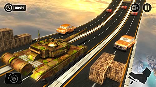 Impossible Army Tank Driving Simulator Tracks