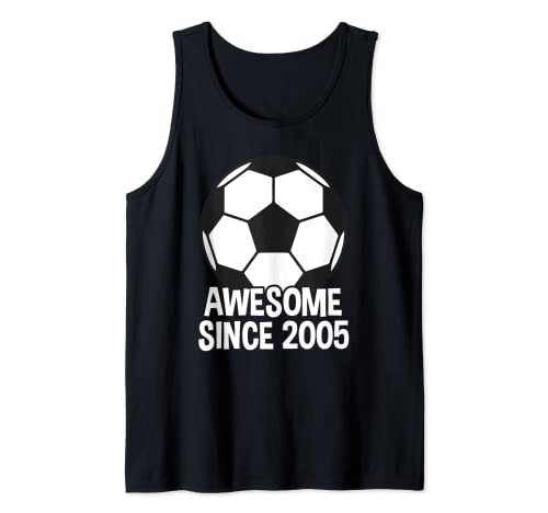 Impresionante desde 2005 16.o cumpleaños Fútbol de 16 años Camiseta sin Mangas