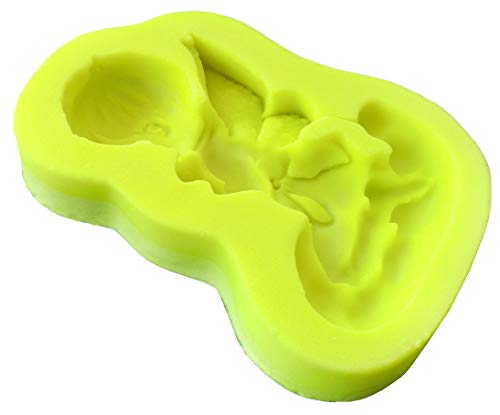 Inception Pro Infinite Molde Artesanal de Silicona de un ángel arrodillado Rezando en una Nube, también Apto para jabón