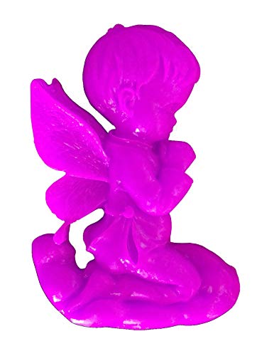 Inception Pro Infinite Molde Artesanal de Silicona de un ángel arrodillado Rezando en una Nube, también Apto para jabón