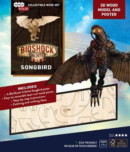 IncrediBuilds: BioShock Infinite: Songbird 3D Wood Model and Poster
