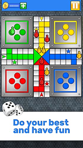 Indian Raja Classic Ludo Star: Parchis Board Game Timekiller King