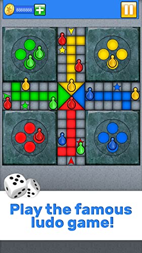 Indian Raja Classic Ludo Star: Parchis Board Game Timekiller King