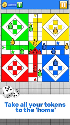 Indian Raja Classic Ludo Star: Parchis Board Game Timekiller King