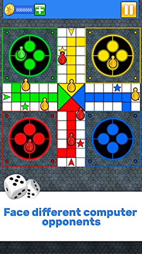 Indian Raja Classic Ludo Star: Parchis Board Game Timekiller King