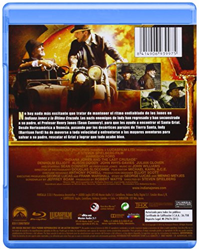 Indiana Jones Y La Última Cruzada [Blu-ray]