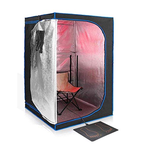 Infrarrojo Lejano Sauna Steam Portable Witchair Calentador Caja De Sauna Cabina De Sauna Plegable para El Hogar SPA Personal para SPA Facial , Terapia Corporal , Familia , Uso Portátil En Interiores