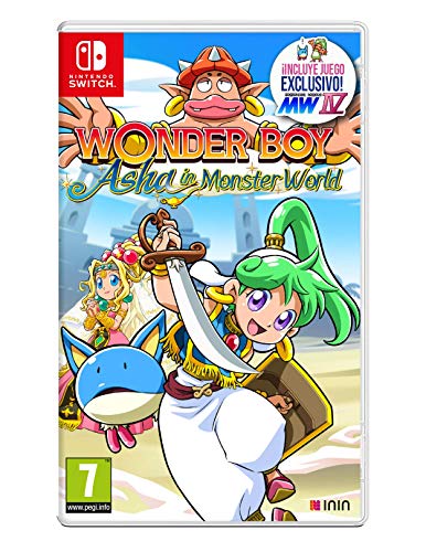 ININ Games Wonder Boy. ASHA in Monster World + Nintendo Mario + Rabbids Kingdom Battle