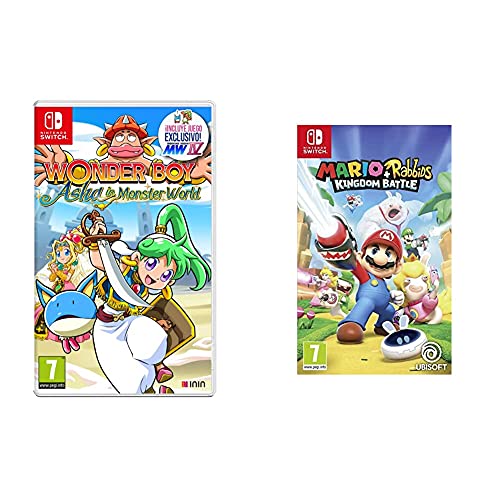 ININ Games Wonder Boy. ASHA in Monster World + Nintendo Mario + Rabbids Kingdom Battle