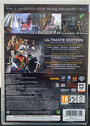 Injustice: Gods Among Us Ultimate Edition (PC DVD) PC DVD