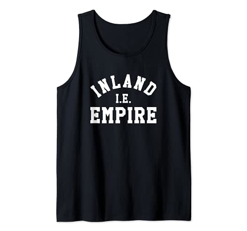 Inland Empire IE High School estilo universitario Camiseta sin Mangas