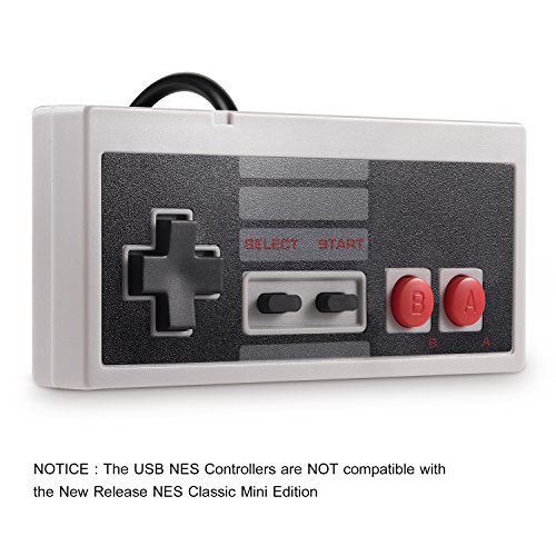 iNNEXT 2X USB NES/FC para Mando de Juegos para PC Mac Windows Raspberry Pi/RetroPie NES Emulator