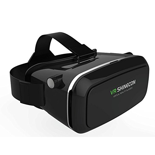 INNOVALIGHT Gafas de Realidad Virtual VR 3D Box con Mando y Lentes Especiales de BLU-Ray Antimareo