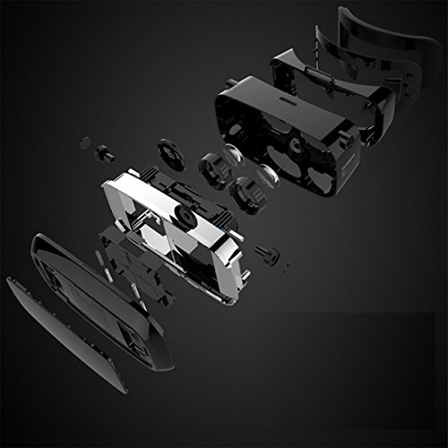 INNOVALIGHT Gafas de Realidad Virtual VR 3D Box con Mando y Lentes Especiales de BLU-Ray Antimareo