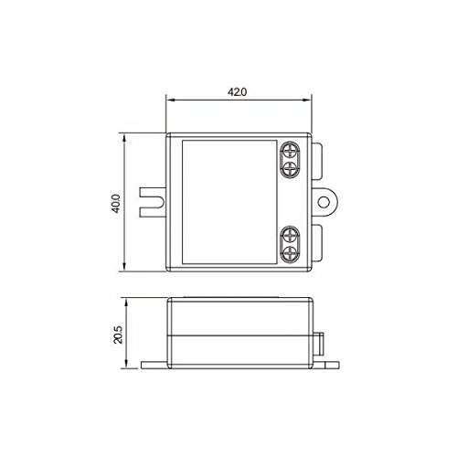 Innovate Transformador LED mini 12 V/DC, 0-10 W – Mini transformador fuente de alimentación driver (1)