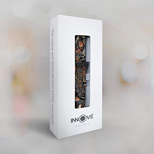 Innovedesire Japan Art 108 Heroes of Suikoden Correa de Reloj Inteligente de Cuero y Silicona para Garmin Vivoactive 4 Tamaño (22mm)
