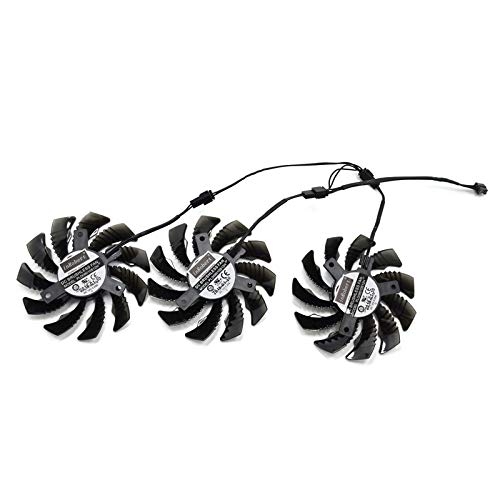 inRobert PLD08010S12H 75mm 3pin ventilador de tarjeta de vídeo reemplazo para Gigabyte GEFORCE GTX 970 ventilador de refrigeración