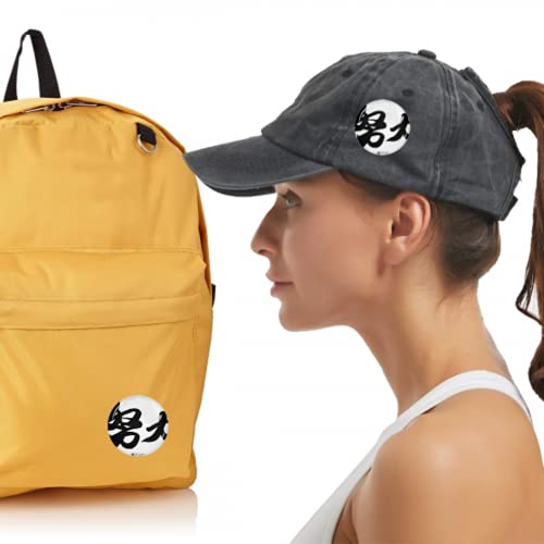 Insignia de botón redondo, traducción de caligrafía china Strive Rightside, juego de 20 pines de solapa chinos para niños, hogar, aula, decoración de fiestas, botón de alfiler, bolsa de ropa, sombrer