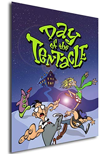 Instabuy Poster Retrogame - Commodore Amiga - Day of The Tentacle A3 42x30cm
