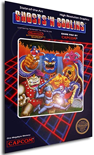 Instabuy Poster - Retrogame - Ghosts n Goblins A4 30x21cm