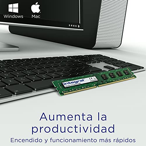 Integral 4GB DDR3 RAM 1600MHz SDRAM PC3-12800 Memoria para Escritorio/Ordenador