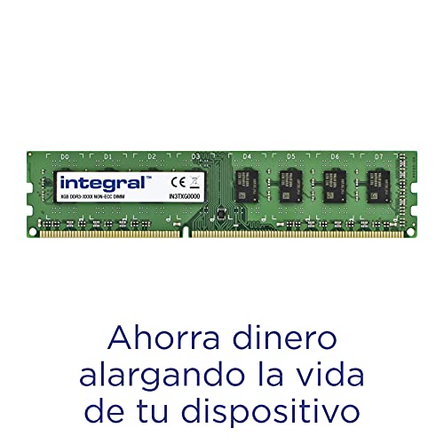 Integral 4GB DDR3 RAM 1600MHz SDRAM PC3-12800 Memoria para Escritorio/Ordenador