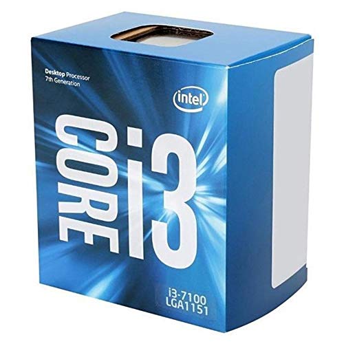 Intel BX80677I37100 - 51W Core i3-7100 Kaby Lake de doble núcleo a 3.9 GHz LGA 1151, procesador de escritorio Intel HD Graphics 630 (Reacondicionado)