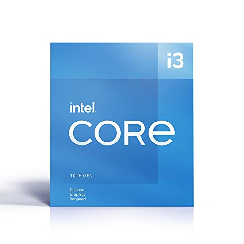 Intel Core i3-10105F 10. Generation - Procesador de sobremesa (3,7 GHz Tuboboost: 4,4 GHz, 4 núcleos, LGA1200) BX8070110105F