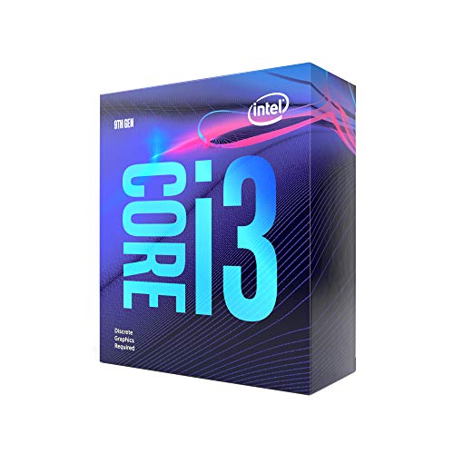 Intel Core i3-9100F - Procesador de sobremesa (4 núcleos, hasta 4,2 GHz, sin gráficos de procesador, LGA1151 300 Series 65W)