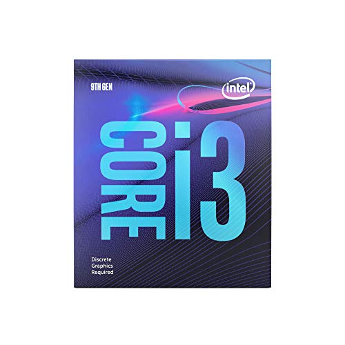 Intel Core i3-9100F - Procesador de sobremesa (4 núcleos, hasta 4,2 GHz, sin gráficos de procesador, LGA1151 300 Series 65W)