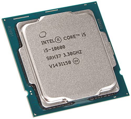 Intel Core i5-10600 (Factor de Base: 3,30 GHz; zócalo: LGA1200; Caja de 65 W).