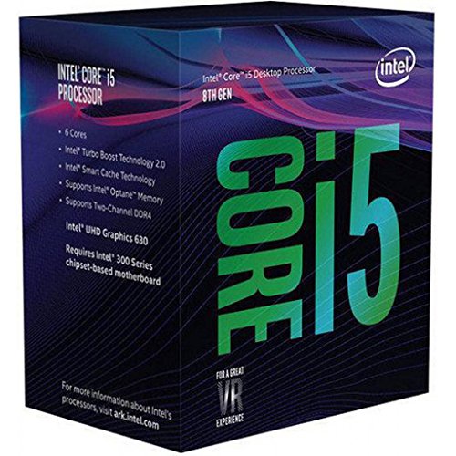 Intel Core i5-8600K - Procesador (up to 4.30 GHz, 8ª generación de procesadores Intel Core i5, 3,6 GHz, LGA 1151 (Socket H4), PC, 14 nm, 9MB Smart Cache)