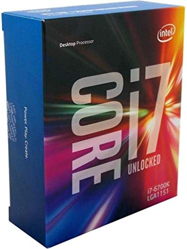Intel Procesador Core i7 6700K (4 GHz, 4 núcleos, 8 hilos, caché de 8 MB, caja de zócalos LGA1151) (reacondicionado)