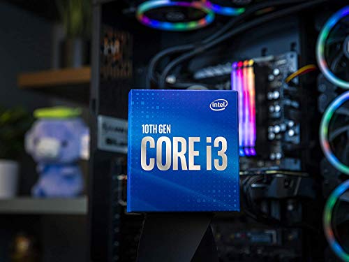 Intel Procesador de Escritorio Core i3-10100 4 núcleos hasta 4,3 GHz LGA1200 (chipset Intel Serie 400) 65W, número de Modelo: BX8070110100